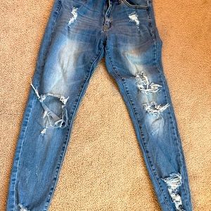 KanCan ladies distressed jeans